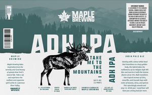 Maple Brewing Adk IPA March 2020