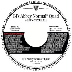 Bj's Brewhouse Bj's Abbey Normal Quad March 2020
