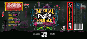 Tupps Brewery Imperial Pastry Sour Ale Brewed With Graham Crackers, Blackberry And Red Currant.