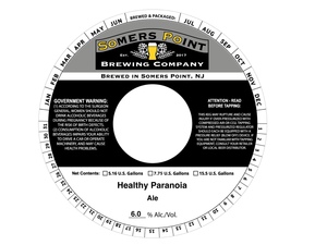 Somers Point Brewing Company Healthy Paranoia