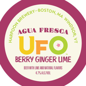 Harpoon Agua Fresca Berry Ginger Lime March 2020
