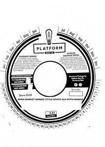 Platform Beer Co. Open Market Nordic Style White Ale With Mango