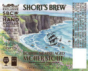 Short's Brew Bourbon Barrel Aged Moher Stout March 2020