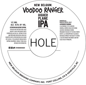 New Belgium Brewing Company, Inc. Voodoo Ranger Higher Plane IPA