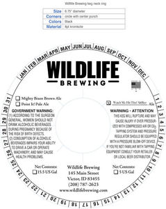 Wildlife Brewing Watch Me Hit This! Altbier Ale
