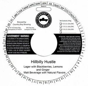 Country Boy Brewing Hillbilly Hustle