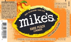 Mike's Hard Peach Lemonade March 2020