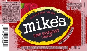 Mike's Hard Raspberry Lemonade March 2020