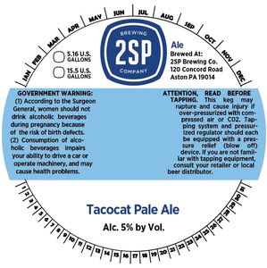 2sp Brewing Company Tacocat Pale Ale