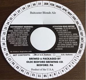 Olde Bedford Brewing Co. Baitcaster Blonde Ale March 2020
