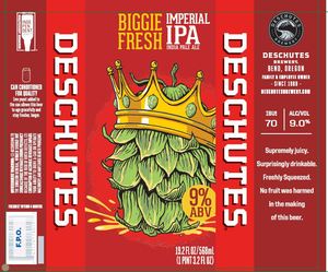 Deschutes Brewery Biggie Fresh