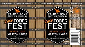 Rahr & Sons Brewing Oaktoberfest