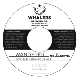 Whalers Brewing Company Wanderer March 2020