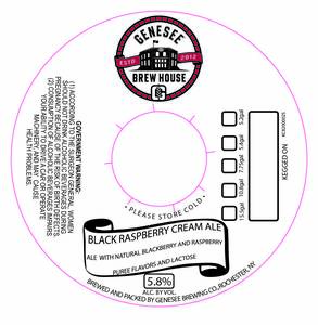 Genesee Brew House Black Raspberry Cream Ale