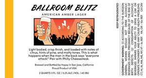 Hopsy Ballroom Blitz American Amber Lager