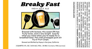 Hopsy Breaky Fast India Pale Ale April 2020