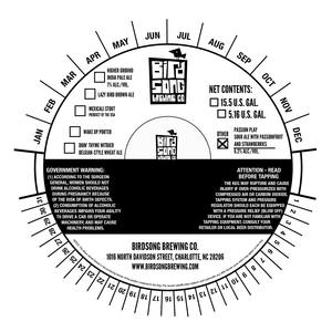 Birdsong Brewing Passion Play