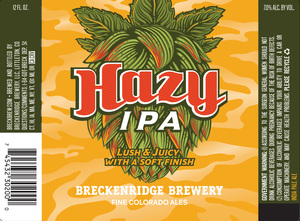 Breckenridge Brewery, LLC Hazy IPA