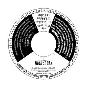 Burley Oak Double Carrot Cake Jream