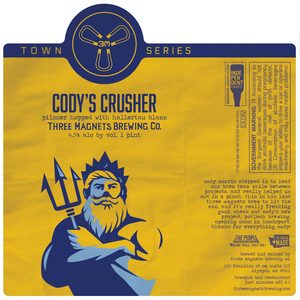 Three Magnets Brewing Co. Cody's Crusher
