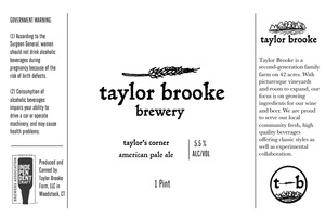 Taylor's Corner American Pale Ale