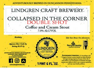 Lindgren Craft Brewery Collapsed In The Corner Double Shot