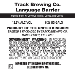 Track Brewing Co. Language Barrier