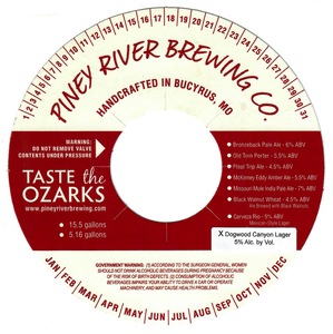 Piney River Brewing Co. Dogwood Canyon
