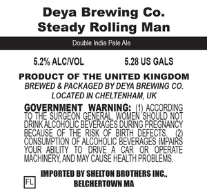 Deya Brewing Co. Steady Rolling Man March 2020