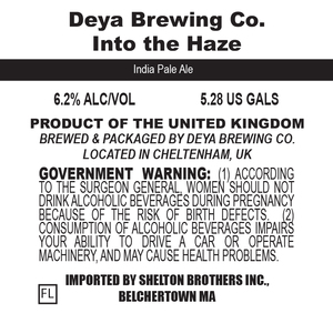 Deya Brewing Co. Into The Haze March 2020