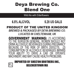 Deya Brewing Co. Blend One