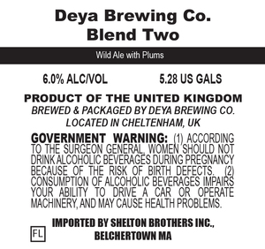 Deya Brewing Co. Blend Two March 2020