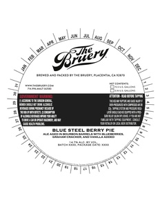 The Bruery Blue Steel Berry Pie March 2020