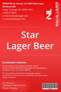 Star Lager Beer 
