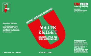 White Knight Belgian Style Ale April 2020