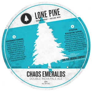Lone Pine Brewing Company Chaos Emeralds