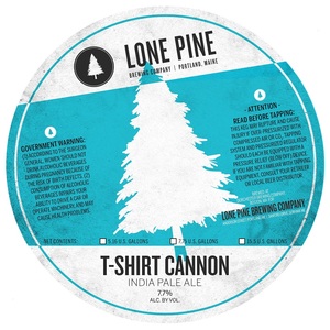 Lone Pine Brewing Company T-shirt Cannon