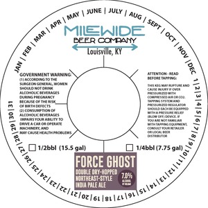 Force Ghost - Double Dry-hopped Northeast-style India Pale Ale March 2020