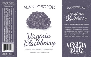 Hardywood Park Craft Brewery Virginia Blackberry