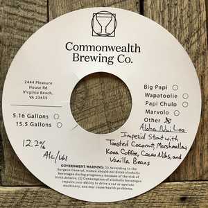 Commonwealth Brewing Co Aloha Nui Loa