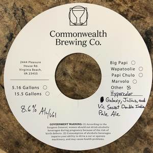 Commonwealth Brewing Co Hypercolor