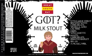 Great South Bay Brewery Got? Milk Stout March 2020