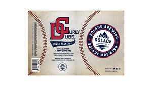 Solace Brewing Co. Curly Dubs India Pale Ale March 2020