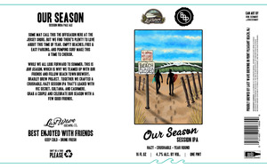 Our Season Session India Pale Ale March 2020