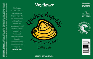 Mayflower Live Give Relax Golden Ale