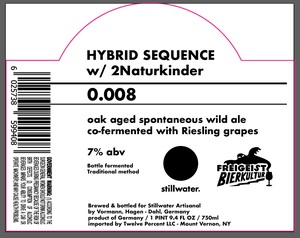 Stillwater Artisanal Hybrid Sequence 0.008 March 2020