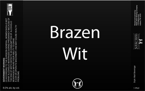 Noble Stein Brewing Company Brazen Wit