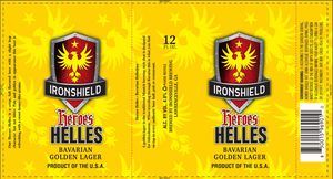 Ironshield Brewing Heroes Helles Bavarian Golden Lager March 2020