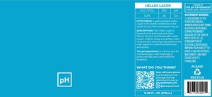The Ph Experiment Helles Lager May 2020