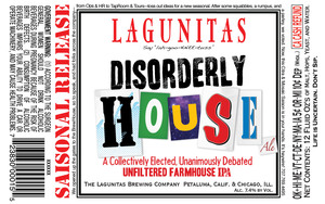 The Lagunitas Brewing Company Disorderly House March 2020